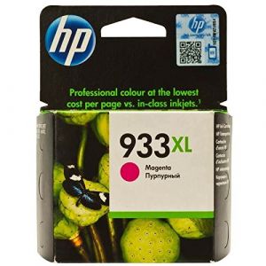 HP 933XL Cartouche d'Encre Magenta grande capacité Authentique (CN055AE) pour HP OfficeJet 6100 / 6600 / 6700 / 7110 / 7510 / 7610 /7612 (Ellyzea, neuf)