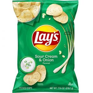 Lay's Sour Cream & Onion Flavored Potato Chips - 7.75oz (Treatspree, neuf)