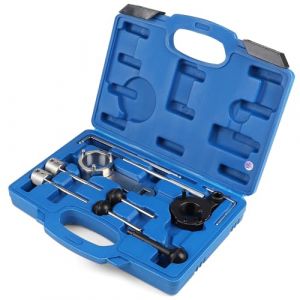 MIGUBIGU Jeu de 9 Pi&egrave;ces Kit Calage Distribution Compatible avec VW Audi Seat Skoda 1.6 2.0 TDI CR, Pige de Calage Distribution, Outil de R&eacute;glage du Moteur avec Bo&icirc;te (WX2024, neuf)