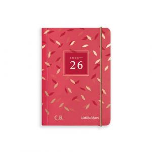 Matilda Myres 2026 Agenda journalier | A6 | 1 jour par page - Janvier &agrave; d&eacute;cembre 2026 | Livre broch&eacute; | Version personnalis&eacute;e | Rouge (Tangible Stationery Co. Ltd, neuf)