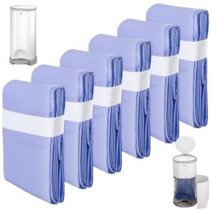 Lot de 6 recharges pour poubelle &agrave; couches - Compatible avec Korbell - 16 l - Film de recharge pour poubelle &agrave; couches - Sac &agrave; couches - Anti-odeur - Violet (ELENASI, neuf)