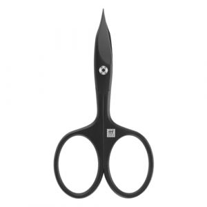 ZWILLING Ciseaux à ongles combinés (ciseaux pour ongles et cuticules, lame incurvée et pointe fine pour une coupe précise), Premium, noir, 90 mm (SIMPLE AND HANDSOME, neuf)