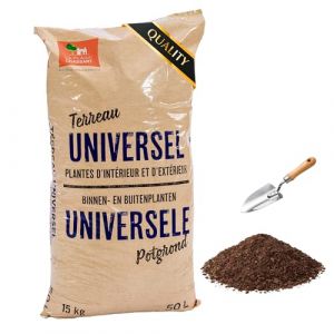 La Plaine Chassart - Terreau Universel 50L - Toutes Les Variétés de Plantes Intérieur et Extérieur - Jardin, Terrasse, Balcon, Potager - Palmier, Plantes Grasses, Semis, Bonsai, Légumes, Cactus, ... (Let it grow, neuf)