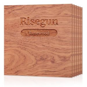 Risegun Contreplaqué De Panneaux de Bois Artisanal, Bois Artisanal Non Traité, 6 Morceaux de Contreplaqué D'Acajou BréSilien de 30cmX30cmX3mm, Adapté à La Gravure et à La DéCoupe Au Laser (Ginorgee, neuf)