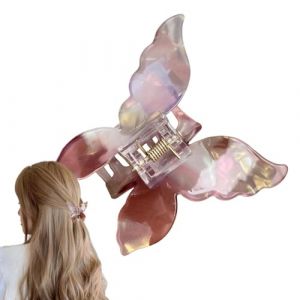 Pinces À Cheveux Papillon - Pinces Papillon Pour Cheveux | Pinces Papillon Pour Cheveux Pour Femmes | Clips Fixes À Griffes De Papillon | Papillon De Pinces À Cheveux De Belle Apparence Pour Une Utili (babiesian, neuf)