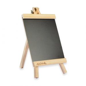 Mont Marte Chevalet Ardoise – Tableau à Craie compact sur chevalet en bois de pin – Petit Tableau Noir Ardoise avec Support – 27,5 x 17 x 10 cm (SETL GmbH, neuf)