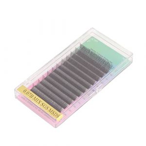 Dioche Extension de Cils Doux, &eacute;paisseur 0,07B, Double Pointe de Cheveux, Cils Professionnels, Effet Moelleux, Fibre Artificielle, Facile &agrave; Appliquer pour les Stylistes de Cils de Salon (M&eacute;lange (Qkiss, neuf)