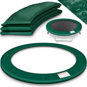KIDUKU® 244 305 366 427 cm Coussin de Protection pour Trampoline Couverture Rembourrage | résistant aux intempéries | aux UV et au Gel (Vert, 244cm) (DWD-Company, neuf)