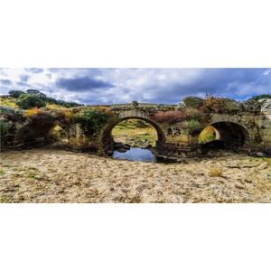 MIRRORANG 120x50cm Fond de Terrarium du désert Pont de Pierre Ciel Bleu Fond d'habitat de Reptiles d'eau Fond de Vinyle Durable (MIRRORANG Shop EU, neuf)