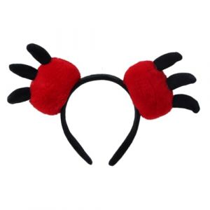 Vdaxvme Serre-t&ecirc;te en forme de griffe de s&eacute;raphin chinois pour femmes et filles, d&eacute;coration de dragon mignon, couvre-chef, griffe de dragon en peluche pour f&ecirc;te du Nouvel An (ChaoYao, neuf)