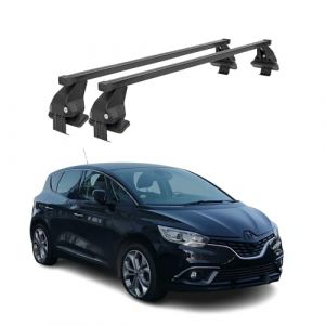 Barres Transversales Menabo Compatible avec Renault Grand Scenic IV 2017-2024 Noir (Autopieces-online, neuf)