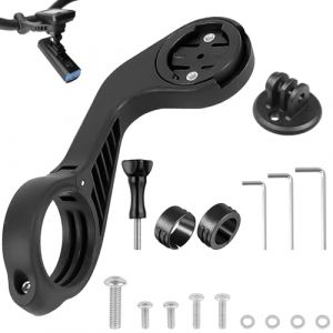 Support GPS Guidon de Velo Compatible avec Garmin Edge 530 540 520 510 500 200 130 20 25 800 810 820 830 810 1000 1040 1030 Plus iGPSPORT GPS Support Compteur Velo Guidon 13.5CM Version Longue (WFire-EU, neuf)