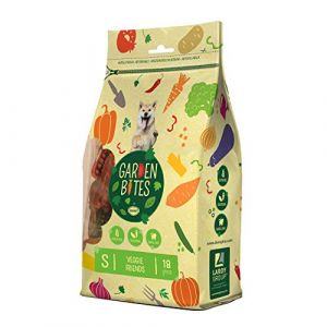 duvoplus, Garben Bites Veggie Small en Sachet 6cm -18pcs Couleurs mélangées, pour Chien, Délicieux Snacks végétariens, sans Gluten, Dental Care, pour Une Haleine Fraiche (Ponera, neuf)