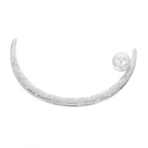 Beaupretty Broche à Cheveux Perles Accessoire Vintage avec Design de Croissant Outil de Coiffure Élégant pour Filles et (kiLIHK, neuf)
