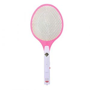 Dinglong Tir de Moustique électrique,Moustique Killer électrique Tennis Chauve-souris Raquette De Poche Insecte Mouche Bug Guêpe (Rose vif) (Dinglong, neuf)