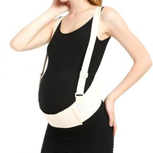 Juguta Ceinture de Maternité, Soutien Dorsal et Abdominale Bandeau de Maintien Grossesse, Ceinture Ventrale pour Grossesse pour Douleurs Abdominales, Bassin (ROXYROX FASHION, neuf)