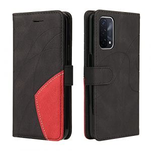 Fatcatparadise Coque pour Sony Xperia XZ, Etui en Cuir PU Portefeuille Housse Fermeture Magn&eacute;tique und Flip Protection Case avec Antichoc TPU, Etui &agrave; Rabat, Fentes pour Cartes (Le Noir) (Fatcatparadise, neuf)