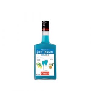 PRÉPARATION POUR SOUPE ANGEVINE CURAÇAO BLEU 70 CL - Distillerie Combier - Saumur (Distillerie Combier, neuf)