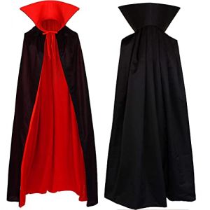 YKKJ Halloween Cape &agrave; Capuche，Longue Cape &agrave; Capuche，pour Cosplay Halloween Masquerade Soir&eacute;es V&eacute;nitienne（140cm）. (linjueu, neuf)