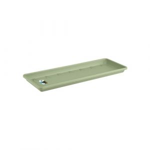 Elho Barcelona Balconnière Soucoupe 70 - Soucoupe pour Balcon & Extérieur - Ø 65.0 x H 2.8 cm - Vert/Vert Pistache (PERAGA GARDEN CENTER, neuf)
