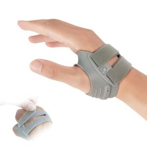 Wepai CMC Attelle Pouce,Orth&egrave;se de Pouce, R&eacute;glable Attelle Doigt pour Arthrite, Doigt &agrave; Ressort, Tendinite, Respirant, L&eacute;g&egrave;re et Stable,Femme et Homme(Main Gauche L) (BIMENGK, neuf)