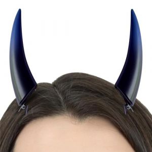 Épingles à cheveux avec cornes de diable, cornes de diable à clipser, costume de diable pour femme, bijou de tête de vampire démon pour femme, serre-tête de vampire, pinces à cheveux d'Halloween (ruixjz, neuf)
