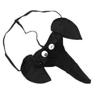 XPEX 1 Pi&egrave;ce Sous-V&ecirc;tements Sexy pour Homme Pantalon en T,String Homme Elephant, &Eacute;l&eacute;phant de Dessin Anim&eacute; Maillage,Taille Unique, Cadeaux pour Petit Ami(Noir) (UAB "DAFUHUA LT", neuf)