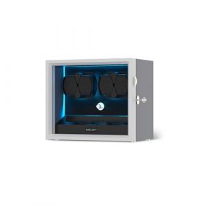 XTELARY Remontoir pour 4/6/8/12 montres automatiques, Remontoir automatique verrouillable avec compartiments suppl&eacute;mentaires pour montres, 4 modes de rotation, coussinets flexibles pour montres (XTELAEY Store - DE, neuf)