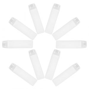 TEHAUX Lot de 10 Flacons Souples Rechargeables de 30 Ml en Plastique Souple Transparent Contenants de Voyage pour Lotion et Dentifrice Tubes Cosm&eacute;tiques Portables pour Trousse de (Breamblue N, neuf)