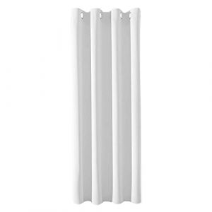 MRTREES Rideau Occultant Blanc Thermique Isolant Phonique Anti Froid Anti Chaleur Tissu Épais Panneaux de Rideaux Intérieurs à Oeillets pour Salon Moderne Chambre Fenetre, 140(L) x225(H) CM, 1 Pièce (MRTREES HOME, neuf)