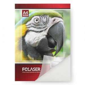 Netuno Folaser 10x film autocollant transparent A4 210x 297 mm film laser brillant grand format pour imprimante papier autocollant imprimante laser film polyester transparent brillant autocollant (netuno, neuf)