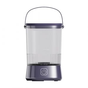 Machine de nettoyage de pinceaux &ndash; Nettoyeur automatique &agrave; ultrasons pour &eacute;ponge cosm&eacute;tique, outil ergonomique &agrave; s&eacute;chage rapide | Appareil &eacute;lectronique portable pour pinceaux de de teint et (QiuYanBinShangMao, neuf)