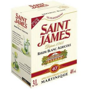 Cubi Rhum Saint James Blanc 40° 3L (Wine And More, neuf)