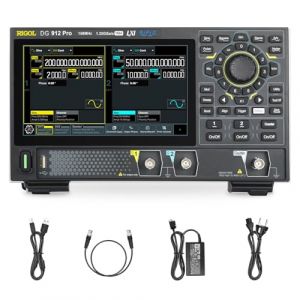 RIGOL G&eacute;n&eacute;rateurs de Fonctions,DG912 Pro G&eacute;n&eacute;rateur de Signaux,150 MHz,2 Canal,16 bits,&eacute;cran tactile HD 7 pouces,Ultra-portable,Id&eacute;al pour les tests sur site et l&rsquo;enseignement en laboratoire (RIGOL EU, neuf)