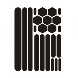 UIEXAY Bande Reflechissante Casque Moto,Stickers Casque Moto V&eacute;lo,Autocollant Casque Moto Reflechissant Noir,S&eacute;curit&eacute; Optimale Pour Activit&eacute;s Nocturnes, &Eacute;cole - R&eacute;sistants Aux Intemp&eacute;ries (Behaodian Store, neuf)