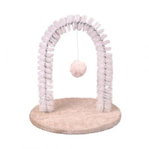 Grattoir Pour Chat - Arche de Toilettage Griffoir Massage Visage Brosse Anti-Peluche,Brosse Anti-Peluche Enlève Poils Morts et Poste de Frottage pour Intérieur Balcon (atrained, neuf)