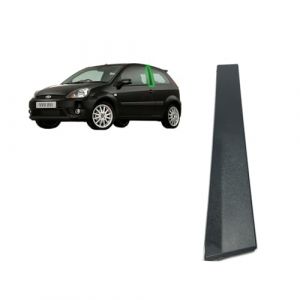 Moulure de colonne de porte gauche 3 portes pour Ford Fiesta 2001 à 2010, pilier de porte proche, avec éponge et anneau de pression, 1473663 (SOLARIS AUTOMOTIVE LTD., neuf)