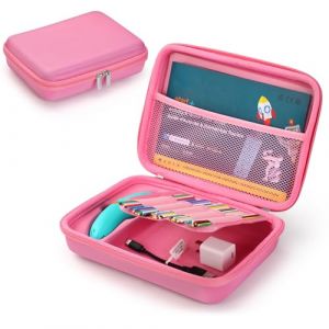 OURHZTB Étui de transport compatible avec 3Doodler Start+ Essentials (2024) pour enfants, sac de rangement portable pour stylo d'impression 3D, recharge de filament et câble de charge, rose (Tengbo Shop, neuf)