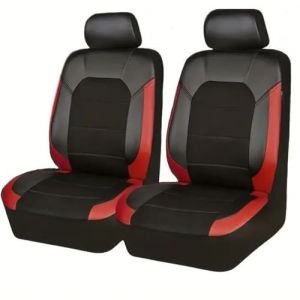 YUUSA Housse de si&egrave;ge de Voiture pour Mini Cooper R56 2006 2007 2008 2009-2014, Car Confortable Respirant Nonslip Protection, Housses de Si&egrave;ge de Voiture Avant,D Red (suiyueheng, neuf)
