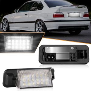 OZ-LAMPE 2 pi&egrave;ces LED &Eacute;clairage de plaque d'immatriculation ampoules lampe pour BMW 3series E36, LED Num&eacute;ro de Plaque d'immatriculation Lampe arri&egrave;re avec Canbus, Aucune Erreur (gempro carparts, neuf)