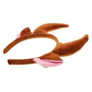 COLLBATH 2 Pièces Bandeau de déguisement bandeau oreilles de taureau Animaux oreilles de chèvre corne decoration haloween deguisement animal bandeau cheveux bandeau de fête bandeau cosplay (Murdoffi, neuf)