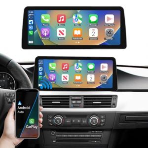 Road Top Autoradio 12,3 Pouce Ultra-Fin Carplay &eacute;cran&zwnj; Car Radio pour BMW 3 Series E90/E91/E92/E93 2005-2008 Ann&eacute;e avec CCC Syst&egrave;me, Soutien pour Apple Carplay/Android Auto/Mirrorlink/Navigation (Road Top, neuf)