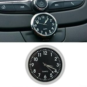 Horloge de voiture - Petite horloge num&eacute;rique, horloge de tableau de bord de voiture pour tableau de bord de voiture tableau de bord de voiture &eacute;vent autocollant horloge &agrave; quartz montre analo (popmall-eu, neuf)