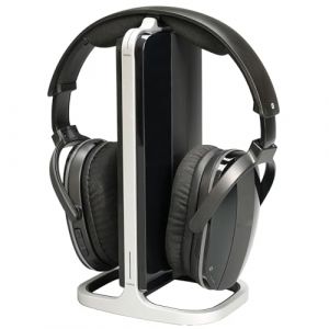 Retekess TA007 Casque TV sans Fil, Station de Charge d'émetteur 2.4G, Pas de Retard Audio, Distance de 60m dans Un Lieu Ouvert, Casque Television, Casque Audio sans Fil, pour la Maison (RetevisDirect, neuf)