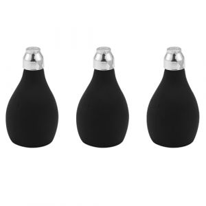 ClAZTyict Lot de 3 flacons à poudre rechargeables en silicone pour barbier, pulvérisateur de poudre (Luyangyang, neuf)