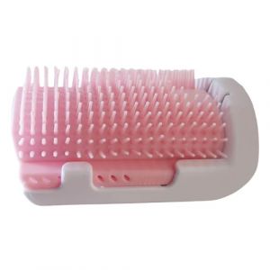 Brosse de toilettage d'angle pour chat | Brosse de toilettage d'angle pour chat | Brosse à chat d'angle | Griffoir mural confortable pour chat avec 5,31x4,13x1,97 pouces pour capell (shequli, neuf)