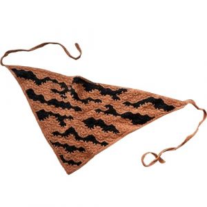 DINSOAVR Coiffe, élégant motif tête de mort, bandana triangulaire, écharpe tricotée, accessoire pour les tenues branchées (guangzhoujucikejiyouxiangongsi, neuf)