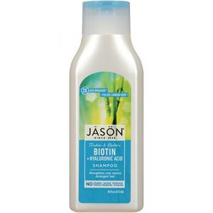 Jason Natural Cosmetics Shampooing Biotine Bio 473 ml (Gorgeous Result, neuf)