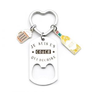 Bluckincle Cadeau Pour Coach Sportif - Porte Clef Homme Femme Pour Crossfit et Foot (Hlaklfho, neuf)