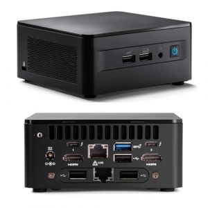 Mini PC de Bureau Intel NUC 12 Pro NUC12WSHi5 Double LAN, Mini PC Core i5-1240P de 12e g&eacute;n&eacute;ration (12C/16T, jusqu'&agrave; 4,4 Go), 8 Go de RAM, 512 Go SSD (WEELIAO-ASUS Intel Authorized Distributor, neuf)